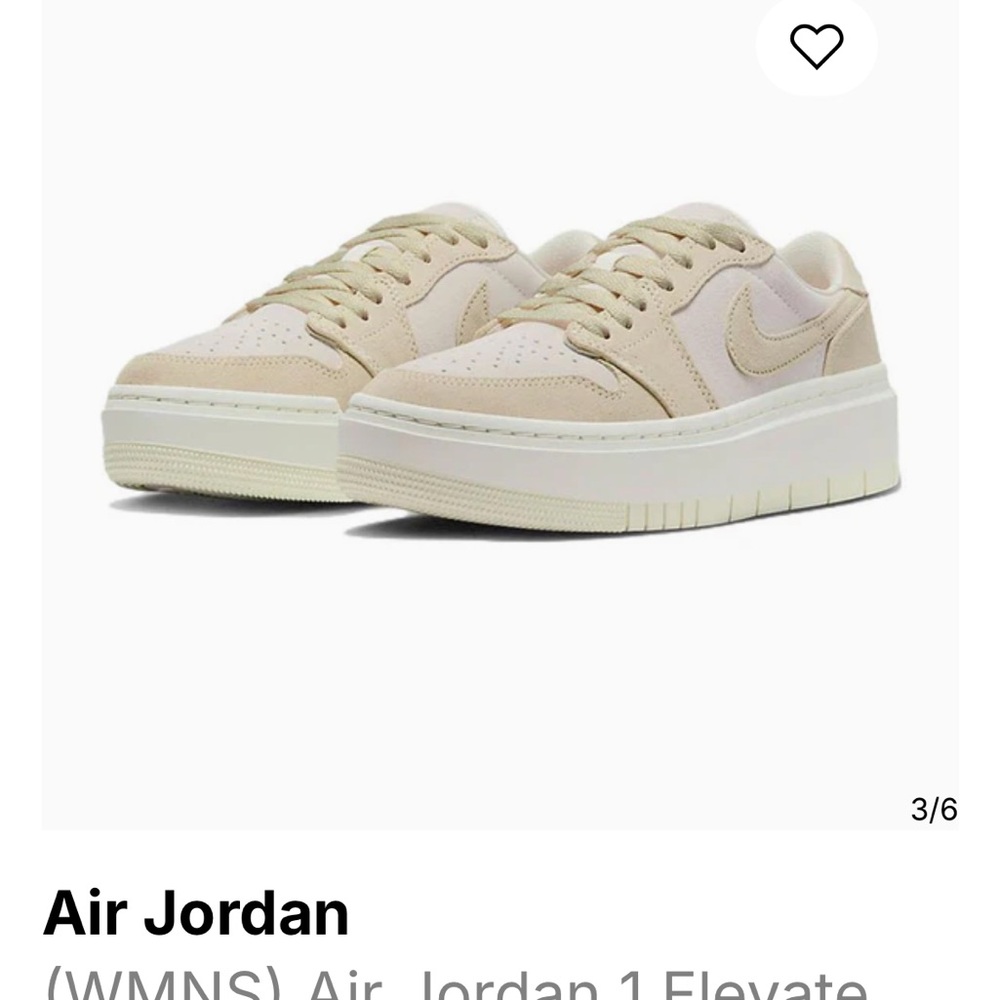 Jordan Women's Cream Sneakers